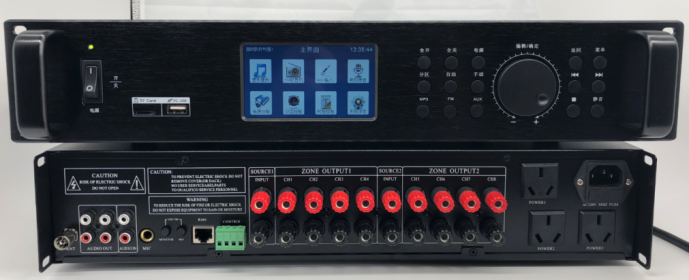 DSD-8802S  4.3智能8分区自动播放器